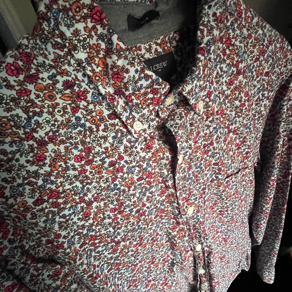 J Crew Floral shirt